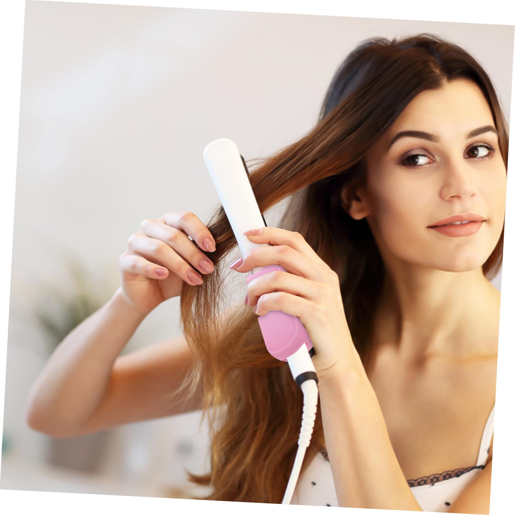Funda De Silicona Resistente Al Calor Para Rizador y Plancha De Pelo, 1 Unidad