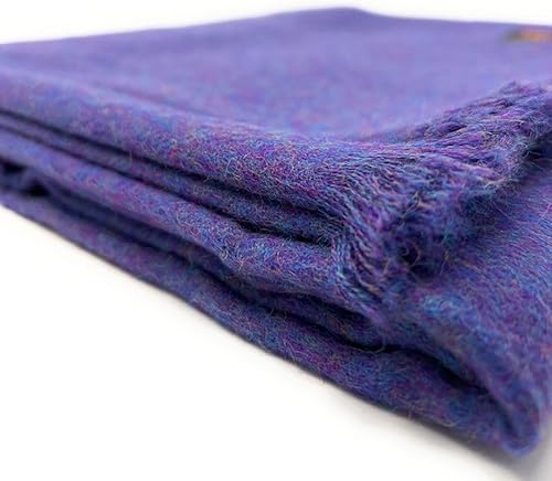 Miniatura 2 de Manta Liam Baby Alpaca para 4 estaciones, 100% lana de alpaca bebé, 6 pies de largo x 4.25 pies de ancho, hipoalergénica, suave y totalmente natural