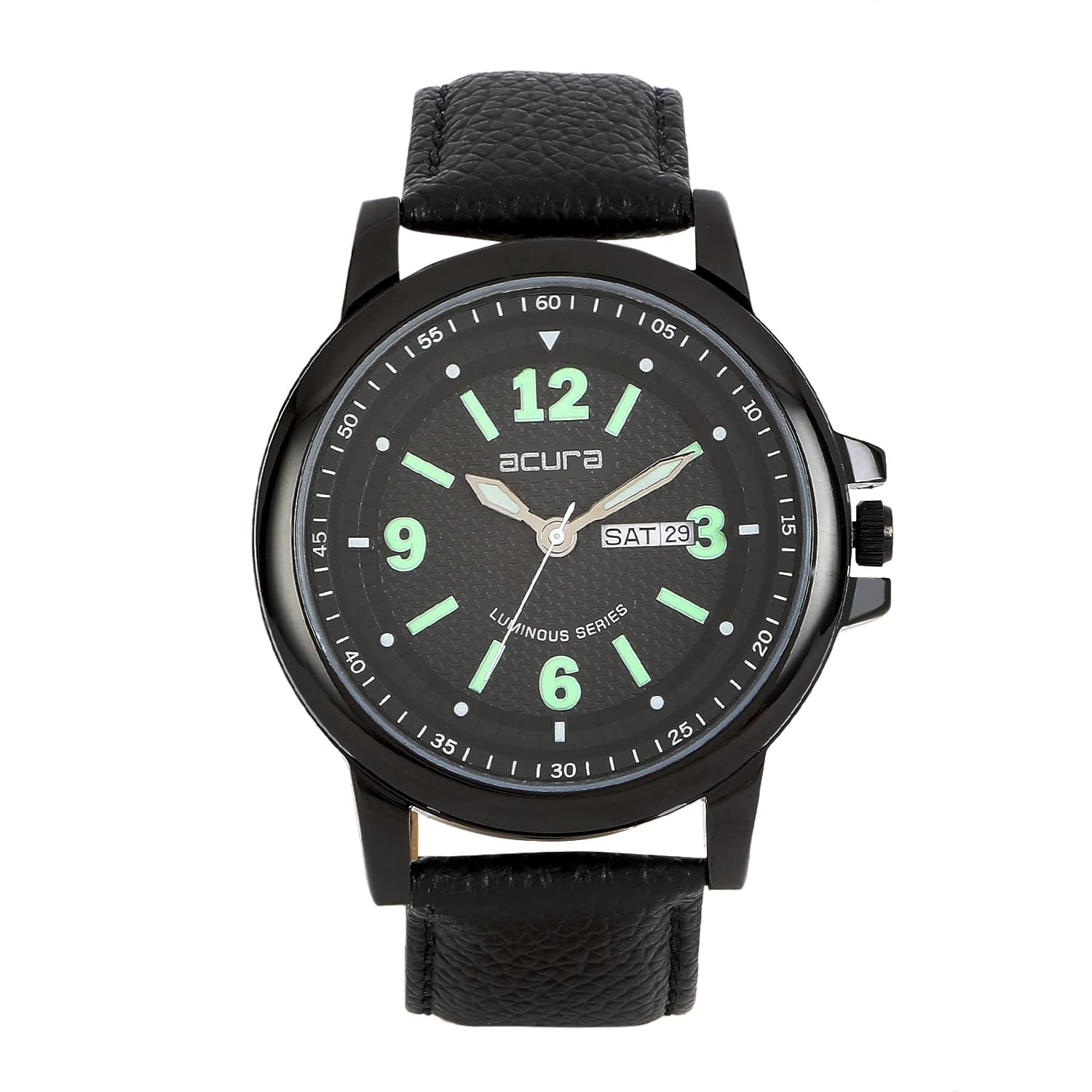 Acura Analog Watch for Men & Women (Unisex Watches) Black Strap & Black Dial (B09S6J2RXQ) Amazon Price History, Amazon Price Tracker