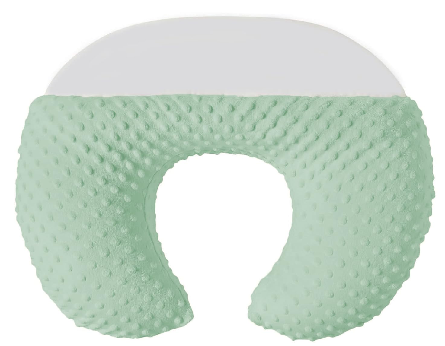 Nursing Pillow with Nursing Pillow Cover Set for Breastfeeding Moms, Ultra-Soft Nursing Pillows for Infant Newborn Baby Boy Girl (Green)