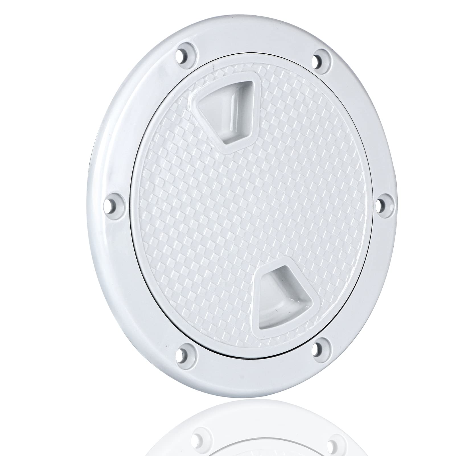 White Water Marine Boat Plastic 7-Slotted Louvered Ventilator (58829B - Black)