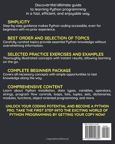 Python Programming for Beginners: Ultimate Crash Course From Zero to Hero in Just One Week!