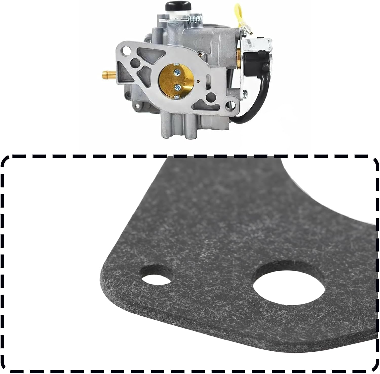 2pcs Carburetor Gasket 24-041-52-S 2404152-S Compatible with Kohler CH20-64567 CH20-64593 CH20-64594