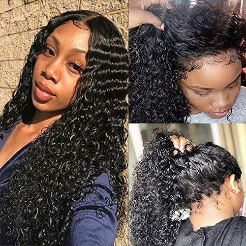 human hair wigs (18 Inch (Pack of 1), 13x4x1 T Lace Wig)