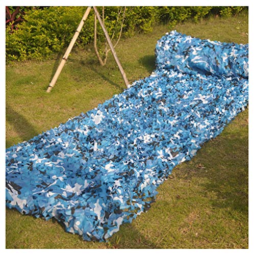 Filet de Camouflage Militaire Jungle Bleu Rideau Ombrage 3x5m