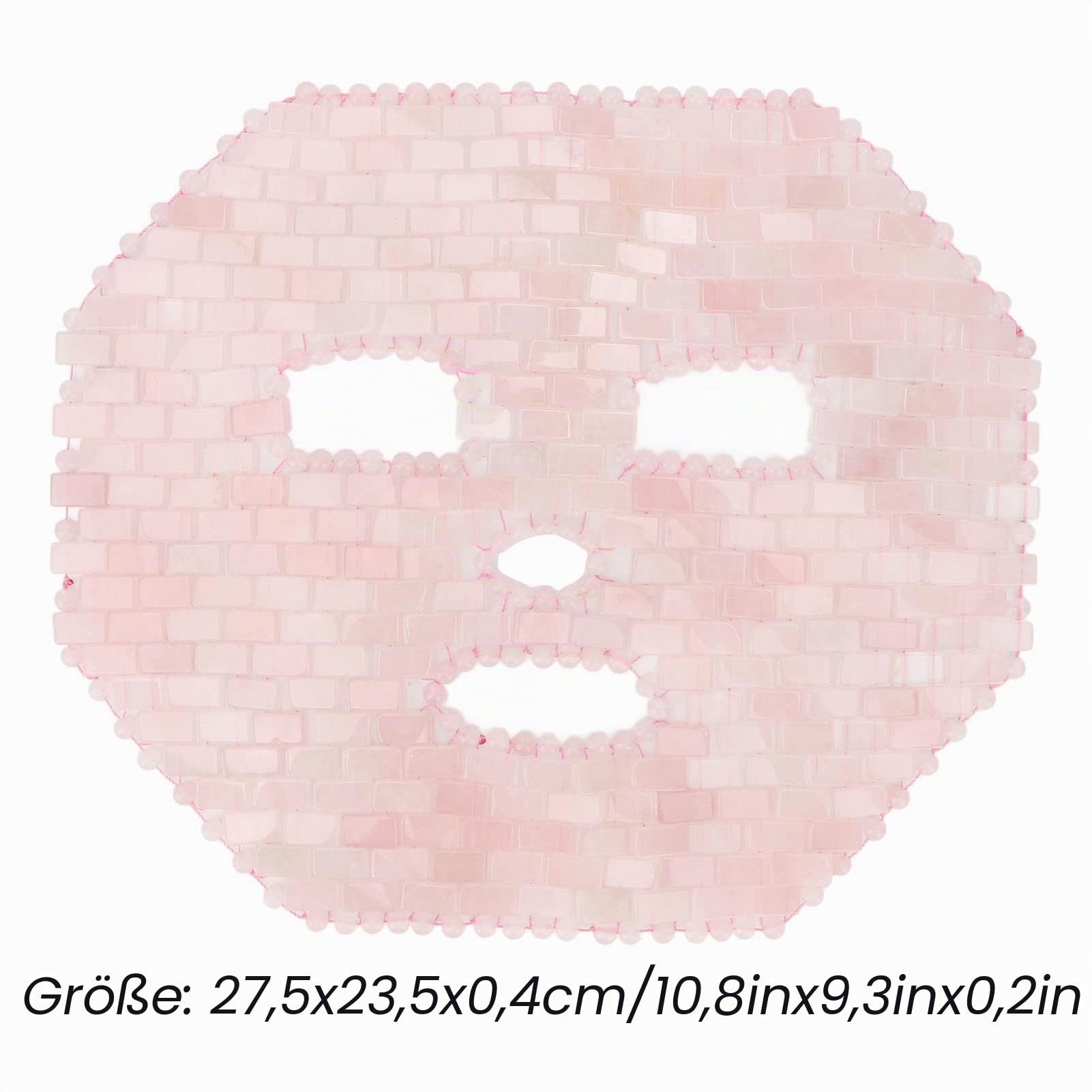 Jade-Gesichtsmaske, Schlafmaske, Quarz-Gesichtsmaske, Kühlende Natürliche Jade, Premium-Anti-Aging-Gesichts-Schlafmaske, Heiße und Kalte Therapie-Gesichtsmaske, Jade-Augenmaske für Dunkle Kreise Im