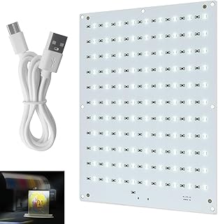 CMYK Lithophane LED Backlight Board Kit Compatible with Bambulab A1/A1 mini Combo/P1P/P1S/X1C/X1E AMS 3D Printer for 3D Printed Photo Model Light Board