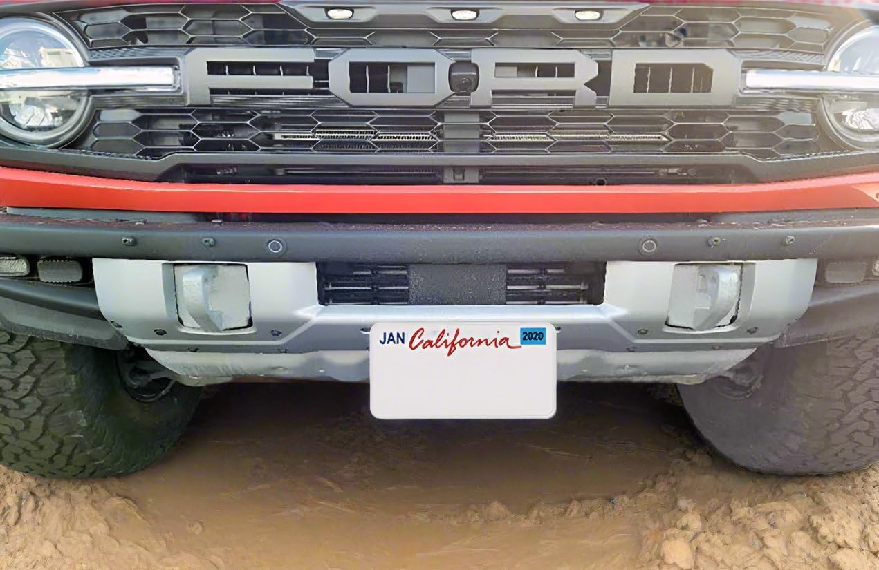 STO N SHO Front License Plate Bracket Compatible with 2022-2024 Ford Bronco Raptor