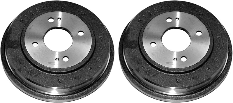 Tambor de freio traseiro Raybestos 9724R usinado – Pacote com 2 unidades