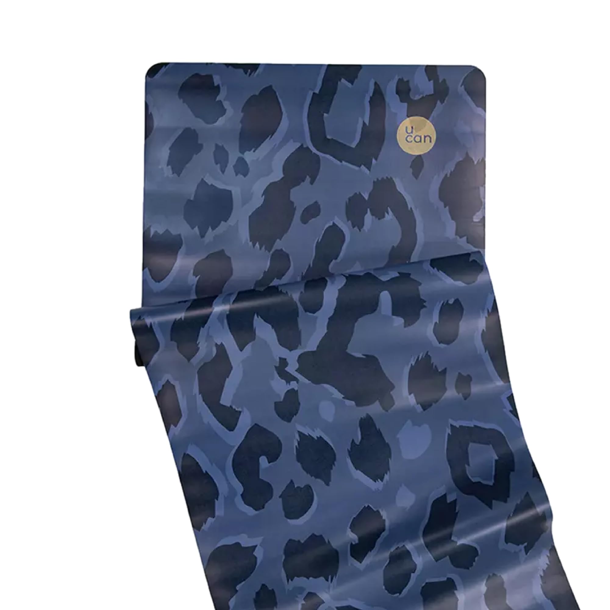 U can - Tapete de yoga mat y ejercicio | PU 5 mm grosor | Antideslizante y antiderrapante | Ecofriendly | Grueso 183x68 cm | Bueno y profesional UCAN | Pilates, barre, hit, funcional (Animal-Print)