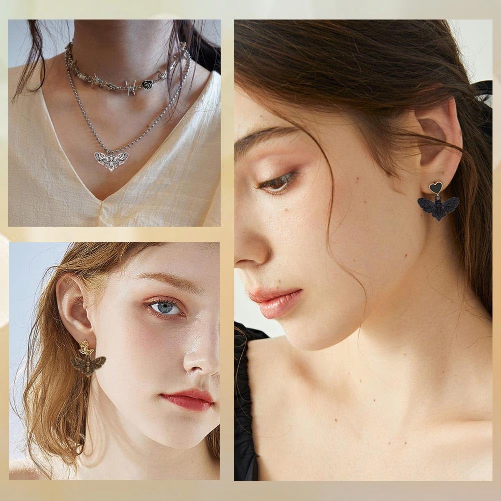 Ciondolo A Forma Di Teschio Di Corvo In Argento 925 Fatto A Mano - Foto 3