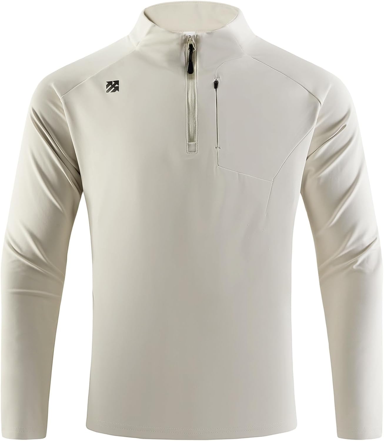 Mens Quarter Zip Pullover Lightweight Moisture Wicking Quick Dry Hiking Workout Running Golf Shirts for Men - Image 6