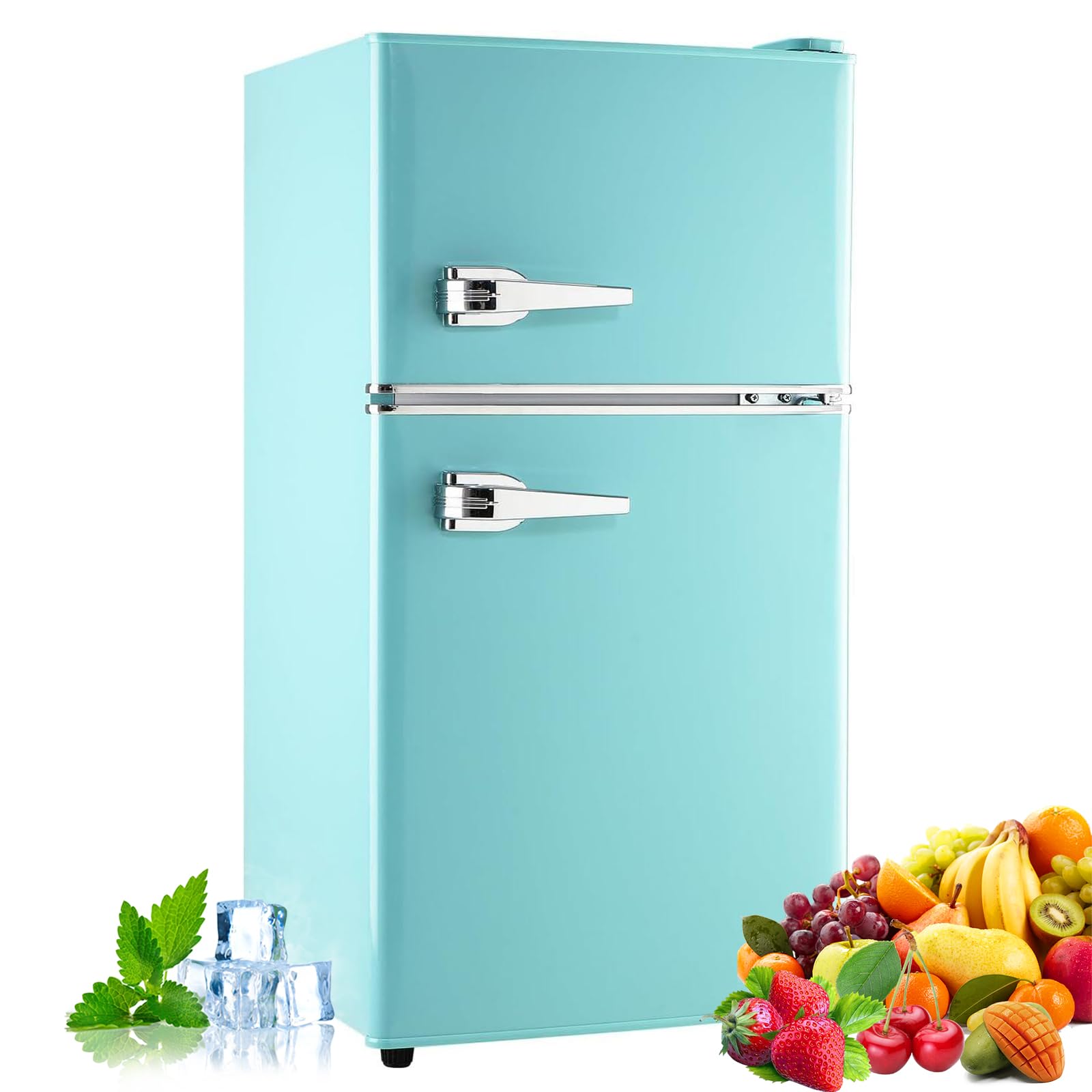 Cucina Magica 3.2 cu ft Compact Fridge Blue