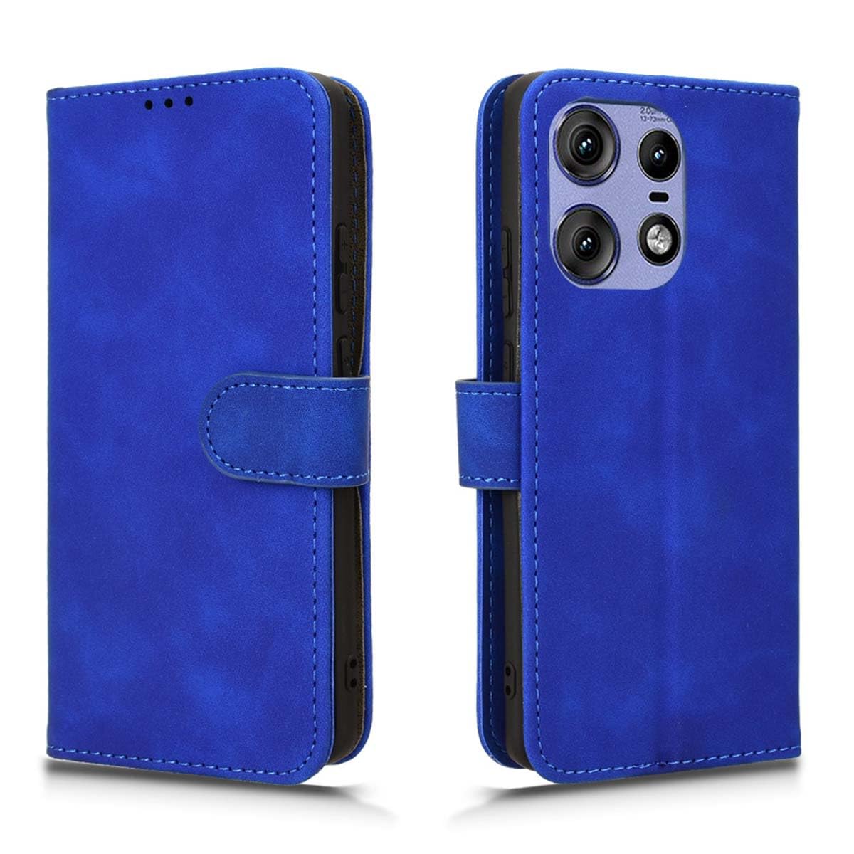 GOKEN Cover Portafoglio Per Motorola Edge 50 Fusion - Pelle PU Flip Con 5 Slot Carte, Tasca Portamonete E Supporto, Nero