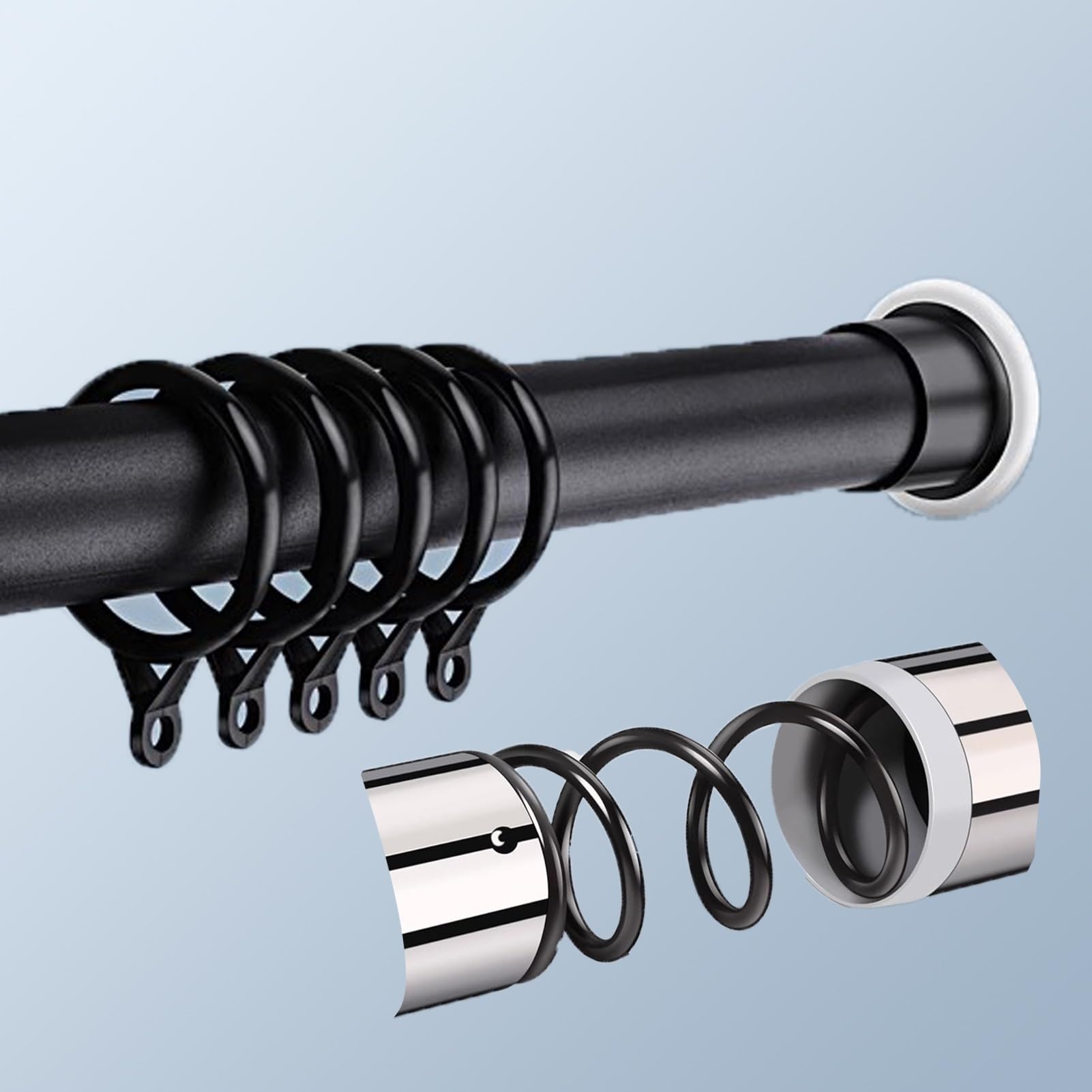 Tringle de tension en tube de fer de haute qualité pour cloison de pièce