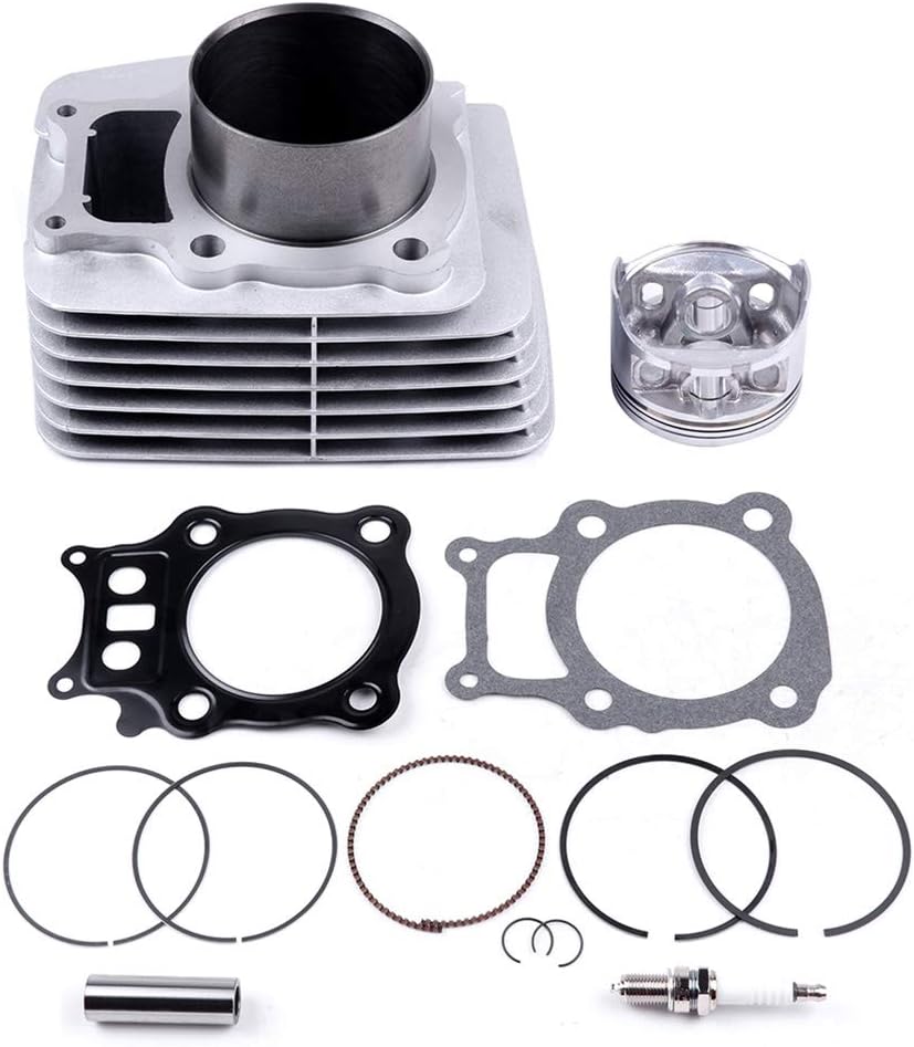 ECCPP New Cylinder Piston Ring Gasket for Honda Rancher 350 TRX350 TRX350FE 4x4 2000 2001 2002 2003 2004 2005 2006 forCompatible fit for Cylinder Piston Gasket Top End Kit