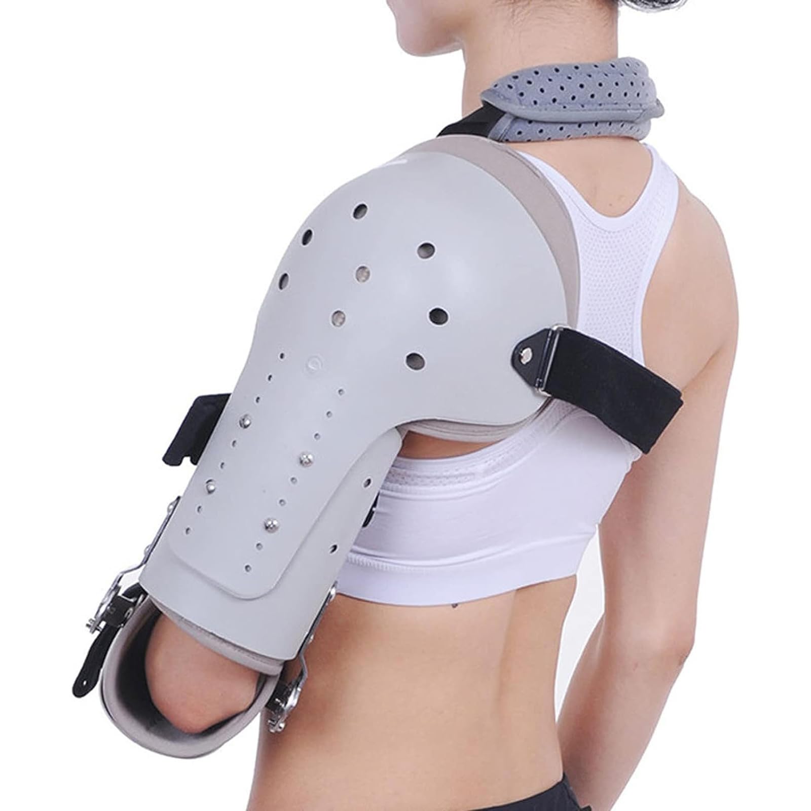 Cabestrillo Ajustable para Brazo, Inmovilizador De Codo con Articulación De Hombro Y Rango De Movimiento, para Estabilizador De Codo Postoperatorio.,Left