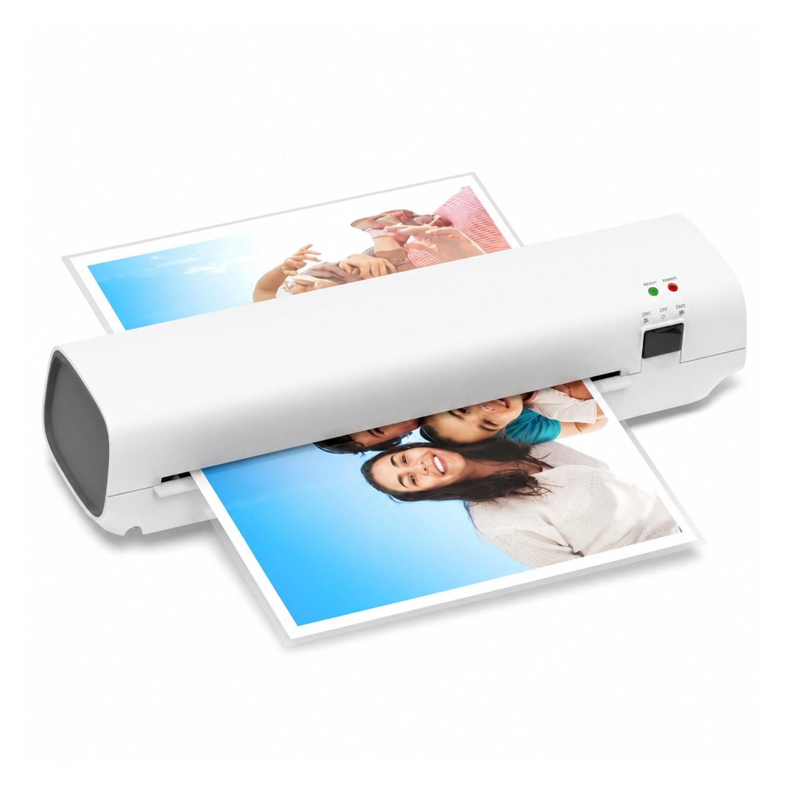Laminator, Mini Maszyna Do Laminowania Zdjęć A4 do domu i biura | 260 W, Szerokość 230 Mm, 55–125 Mikronów, 1,1 Kg