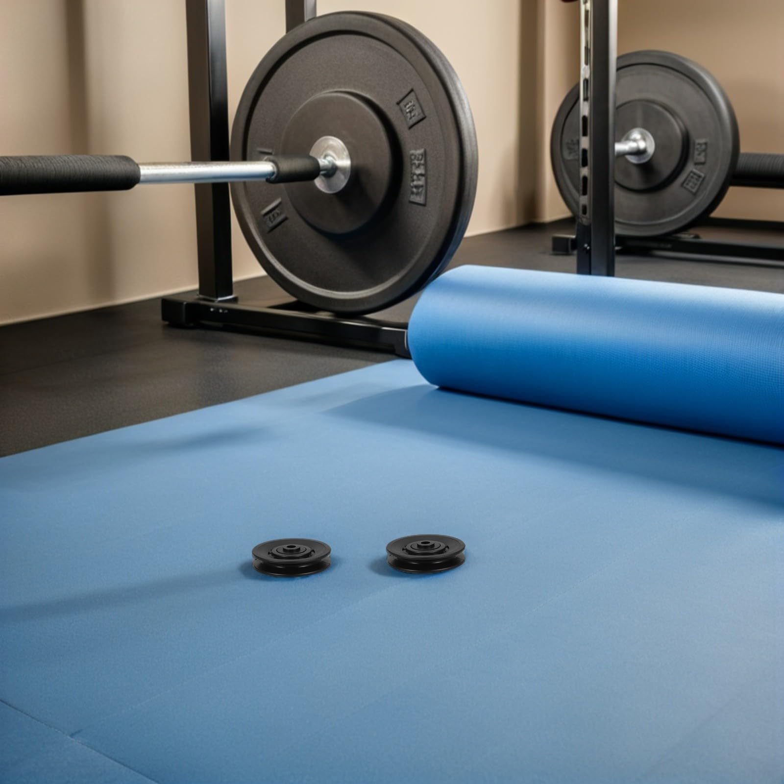 Toddmomy Polea de Gimnasio Cojinete de Nailon Pa6 Resistente al Desgaste Ruido, Paquete de 8 Piezas para Sistema de Poleas y Equipos de Fitness