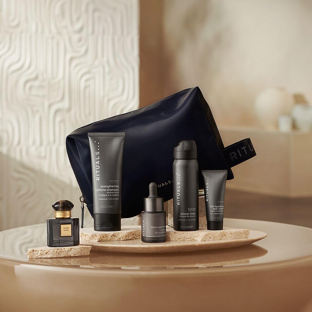 Rituals Homme Set Regalo Grande, Cuidado Facial Corporal y Cabello