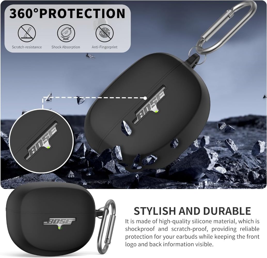 Amazon | Bose Ultra Open Earbuds Case(2024) 用シリコン耐衝撃保護