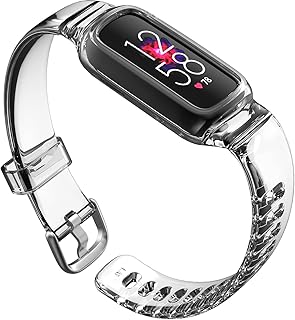 BarRan Correias compatível com Fitbit Luxe Pulseiras, Clássico Substituição Suave Silicone Esportes Bracelet Colorido braço Banda para Luxe Activity Tracker