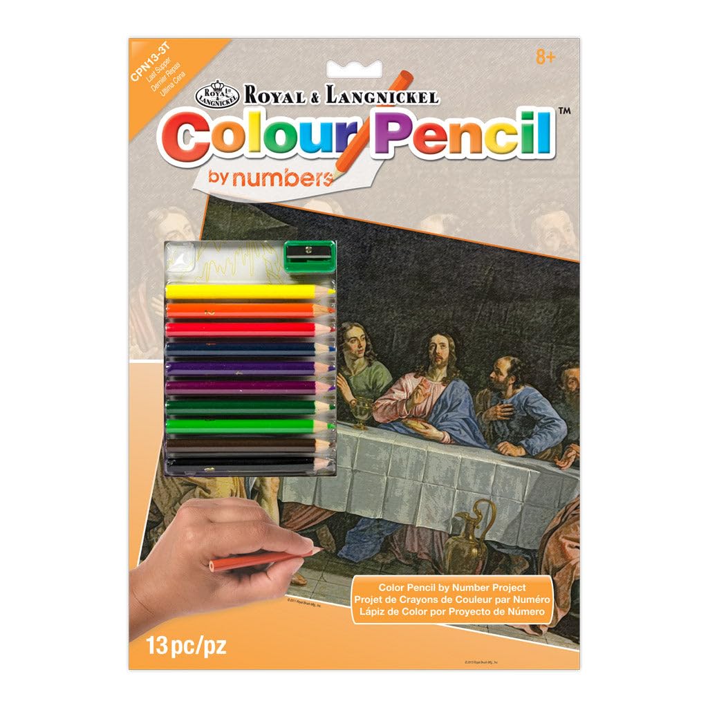 Royal & Langnickel Last Supper Design Pencil by Number Kit