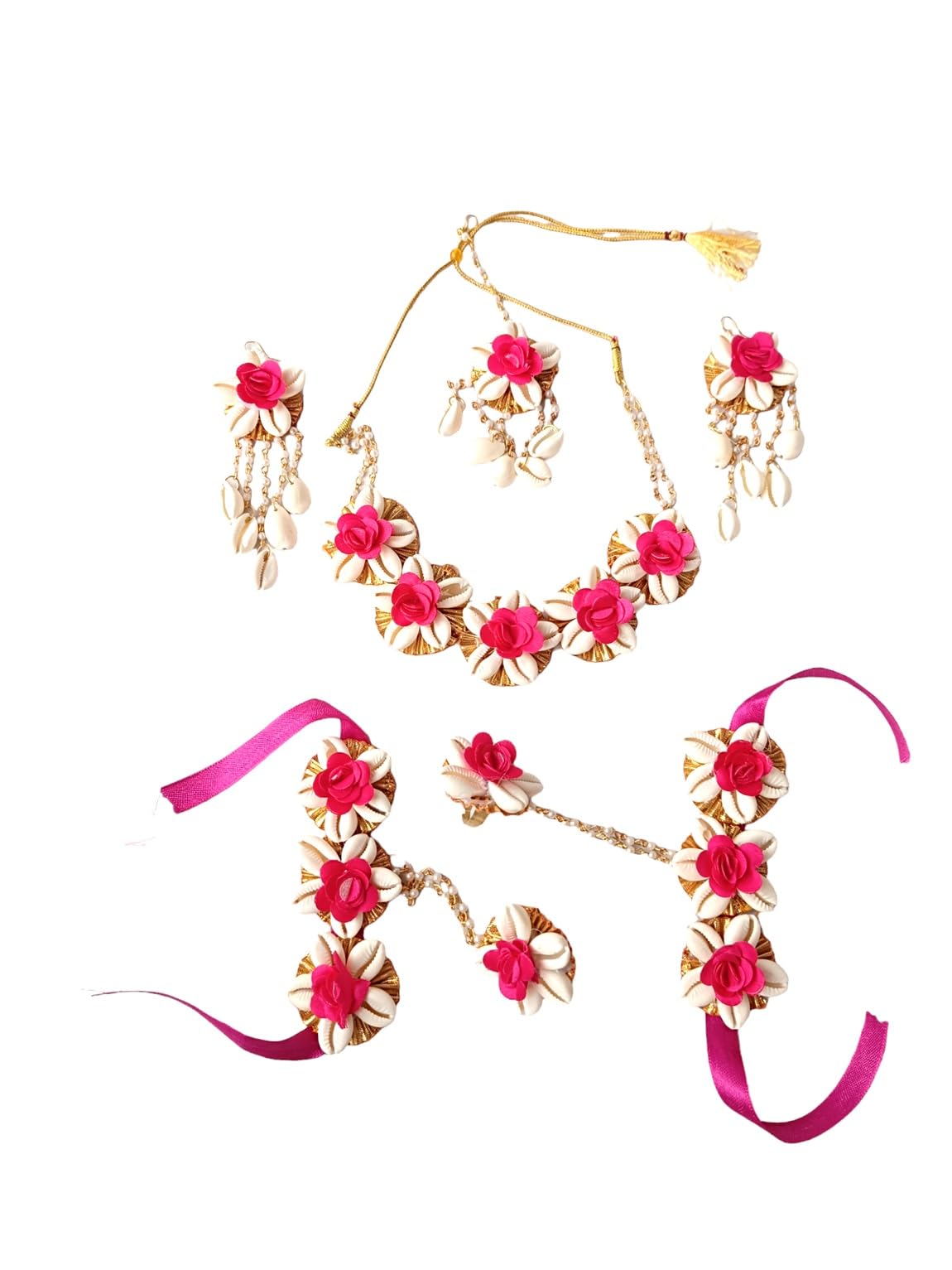 See full amazon price history chart for K&K KREATION PINK COLOR FLOWER JEWELERY FOR HALDI, MEHNDI OR BABY SHOWER JEWELERY (SHELL JEWELERY) K&K KREATION PINK COLOR FLOWER JEWELERY FOR HALDI, MEHNDI OR BABY SHOWER JEWELERY (SHELL JEWELERY) (B0D3QKRGNV) Amazon Price History, Amazon Price Tracker