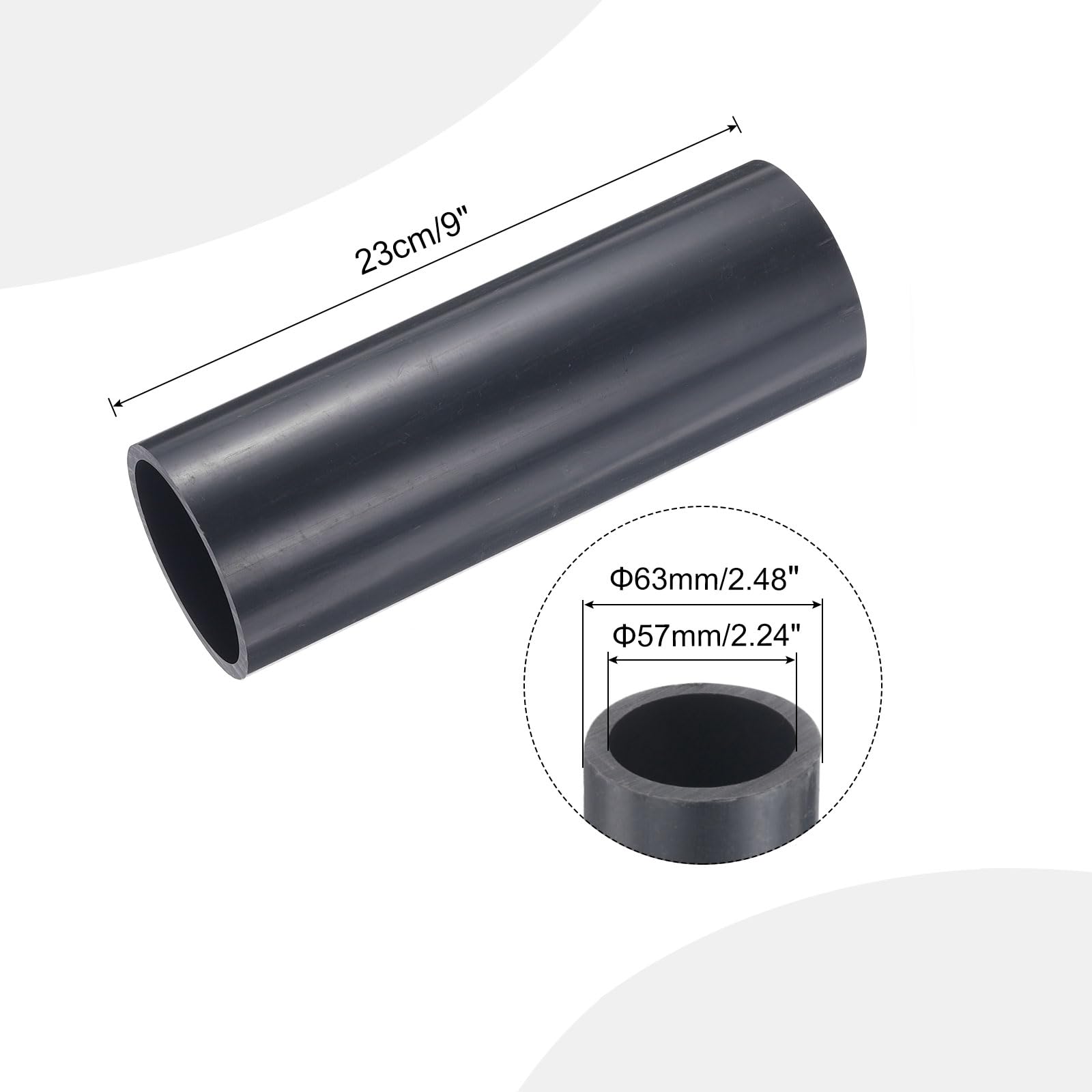 QUARKZMAN Tube PVC Rigide Rond 101.6mm ID 110mm OD 30 cm de Long Haute Résistance pour Tuyau d'Eau, Aquarium, Réservoir à Poissons, Serre de Jardin, Blanc QUARKZMAN Tube PVC Rigide Rond 101.6mm ID 110mm OD 30 cm de Long Haute Résistance pour Tuyau d'Eau, Aquarium, Réservoir à Poissons, Serre de Jardin, Blanc