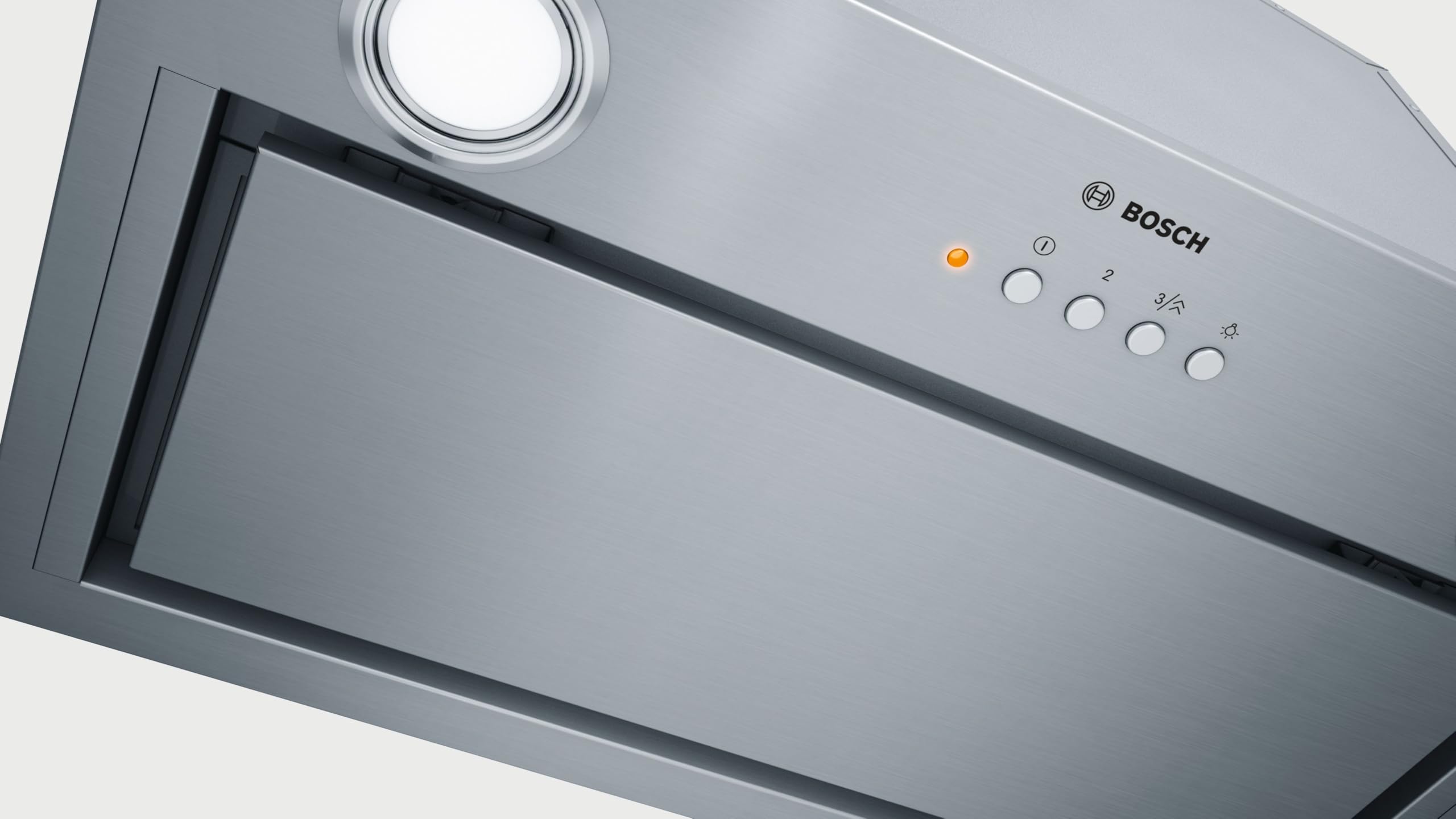 Bosch DHL575C - Groupe filtrant - Série 6 - 4 vitesses d'aspiration dont 1 intensive - Eclairage LED - 252 W - 52 cm - Inox