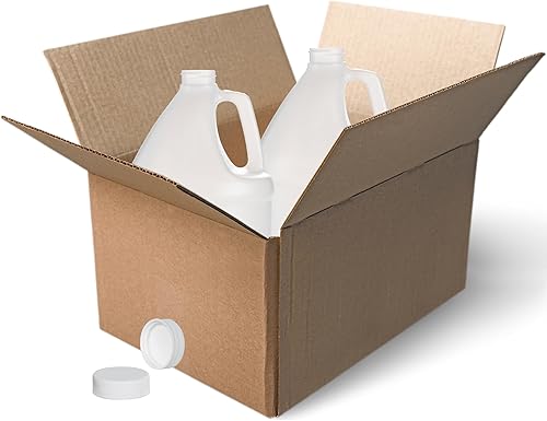 Miniatura 10 de Rani Containers - Jarra de plástico de polietileno de alta densidad de 1 galón con caja de rehipper y dispensador de bomba, uso doméstico y