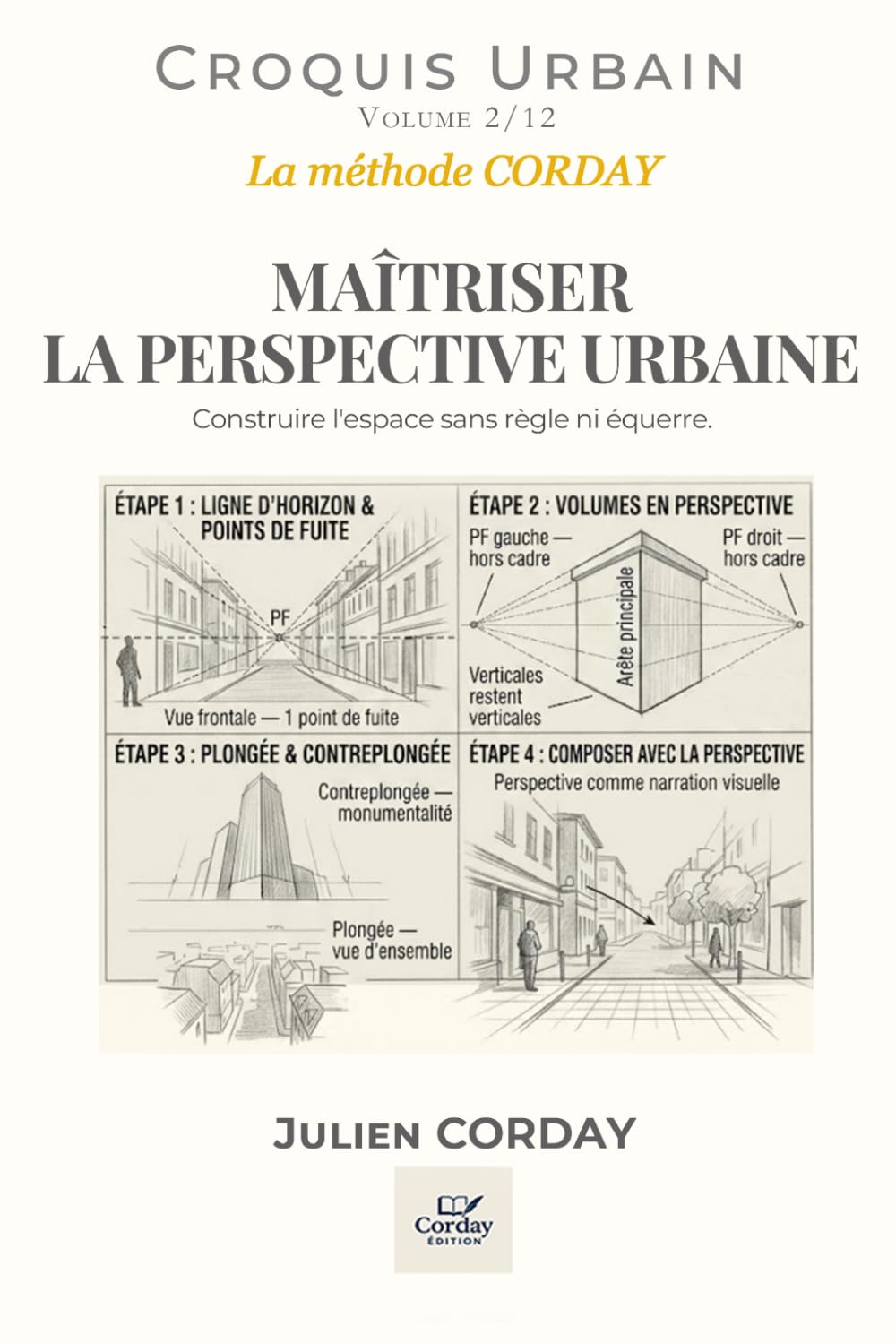 MAÎTRISER LA PERSPECTIVE URBAINE: Construire l'espace sans règle ni équerre. (Croquis urbains)