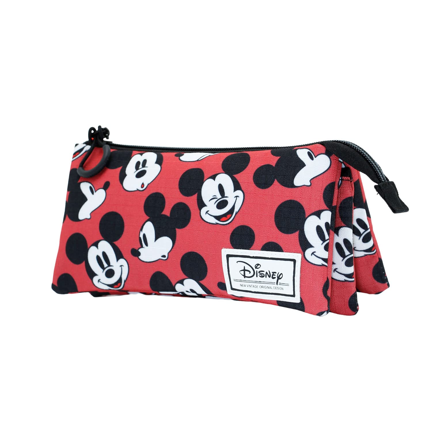 Disney Mickey Mouse Blinks-Triple HS Pencil Case, Red, 23 x 11 cm