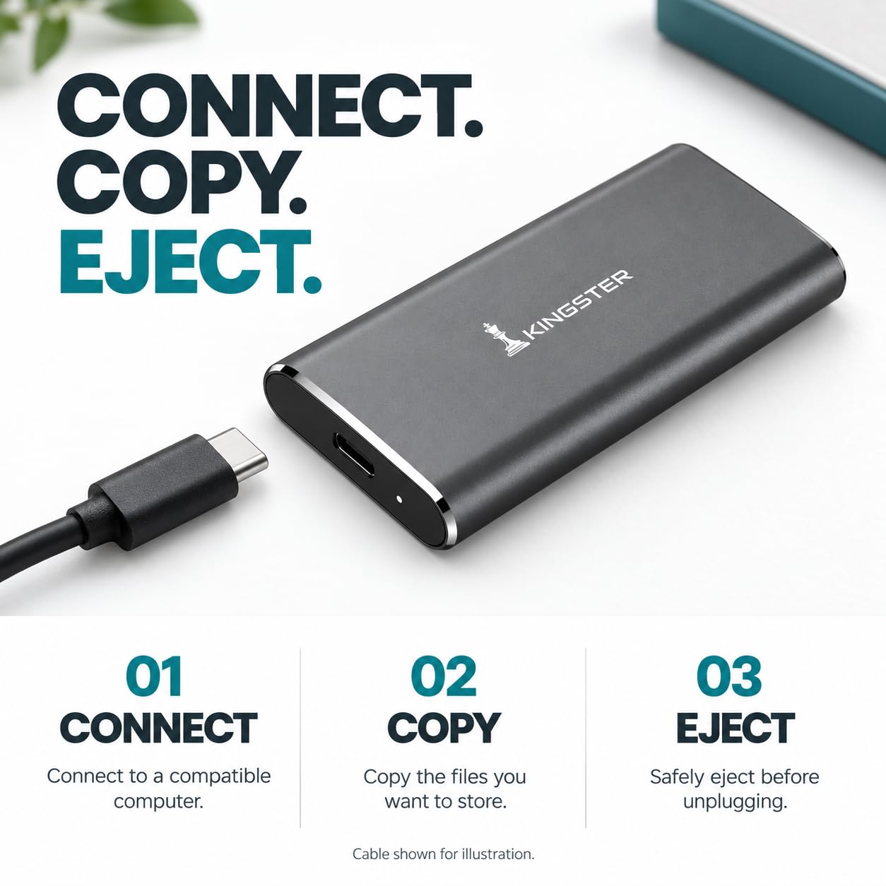 KINGSTER 512GB Portable SSD - Fast & Portable Storage -12