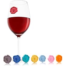 علامات زجاج العنب الكلاسيكية Vacu Vin - مجموعة من 8