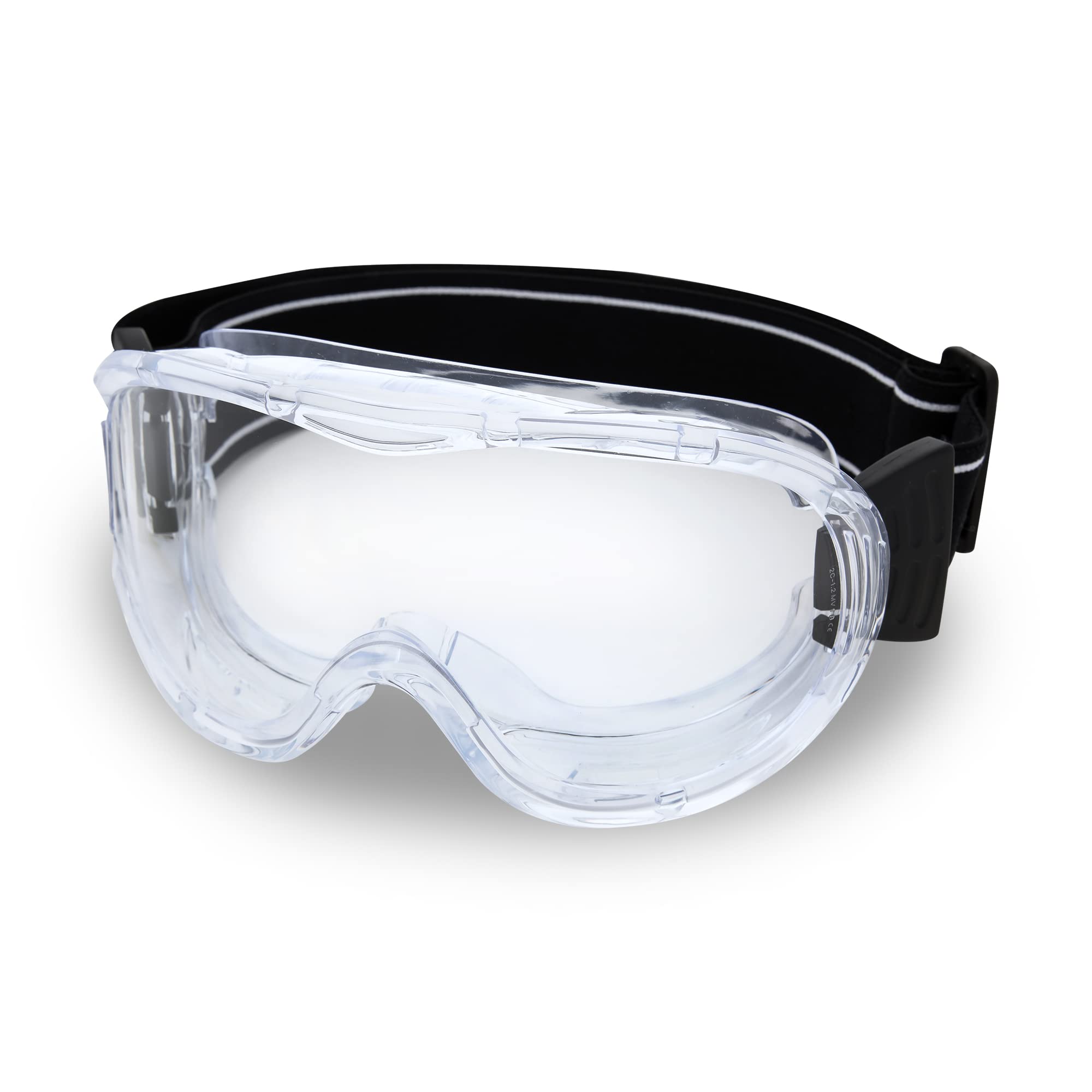 DEX FIT Protective Safety Goggles SG220A; OTG Over Glasses Fit, Anti Fog & Scratch, Z87 Eye Protection for Lab, Science, and Chemistry Work,