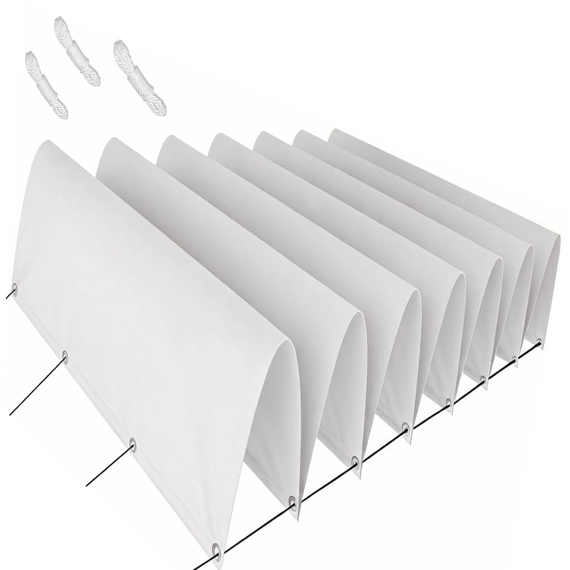 Voile d'ombrage rétractable résistant pluie contre la chaleur