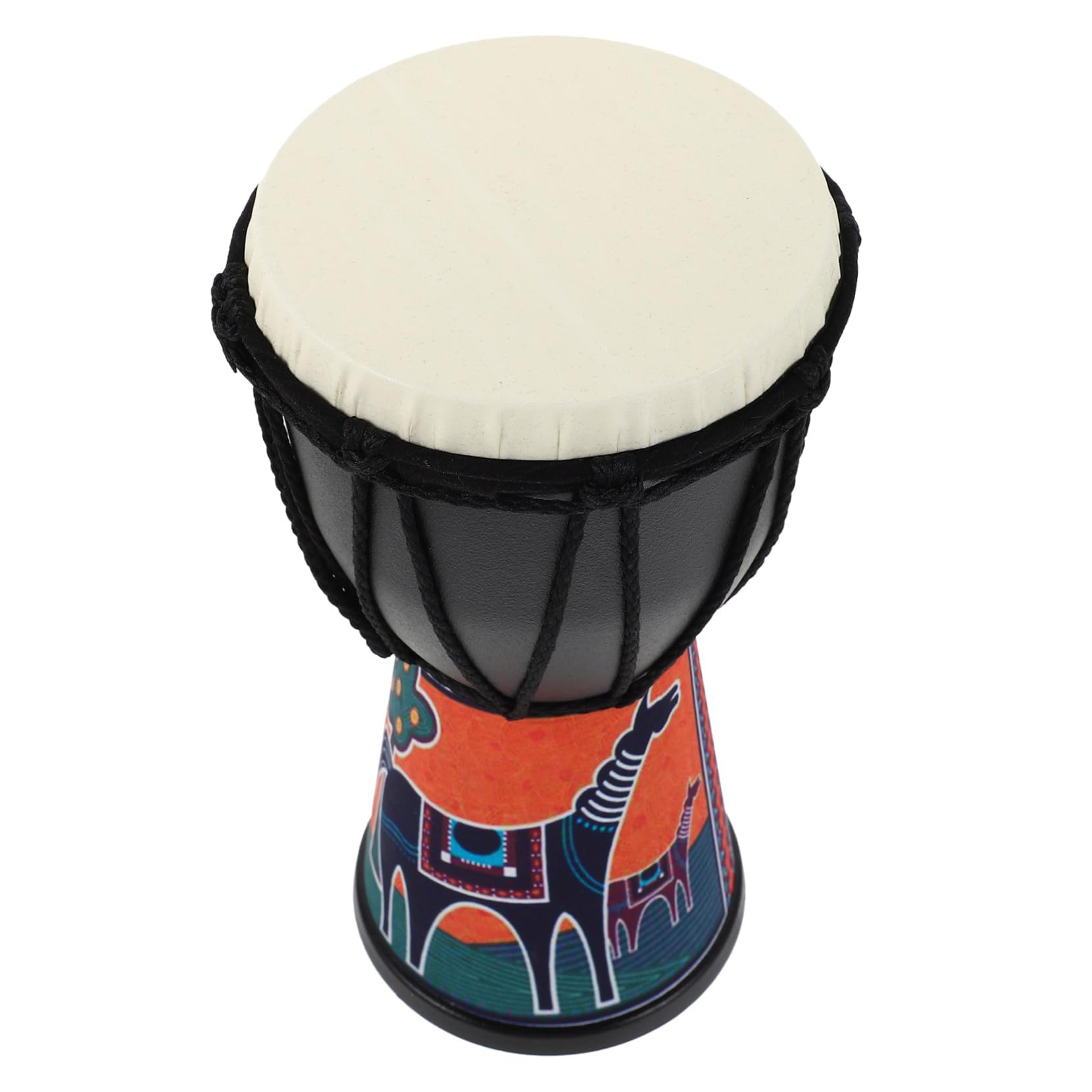 Tambores de Percusión Africanos Portátiles para Preescolares y Presentaciones Teatrales, Ligeros y Fáciles de Usar