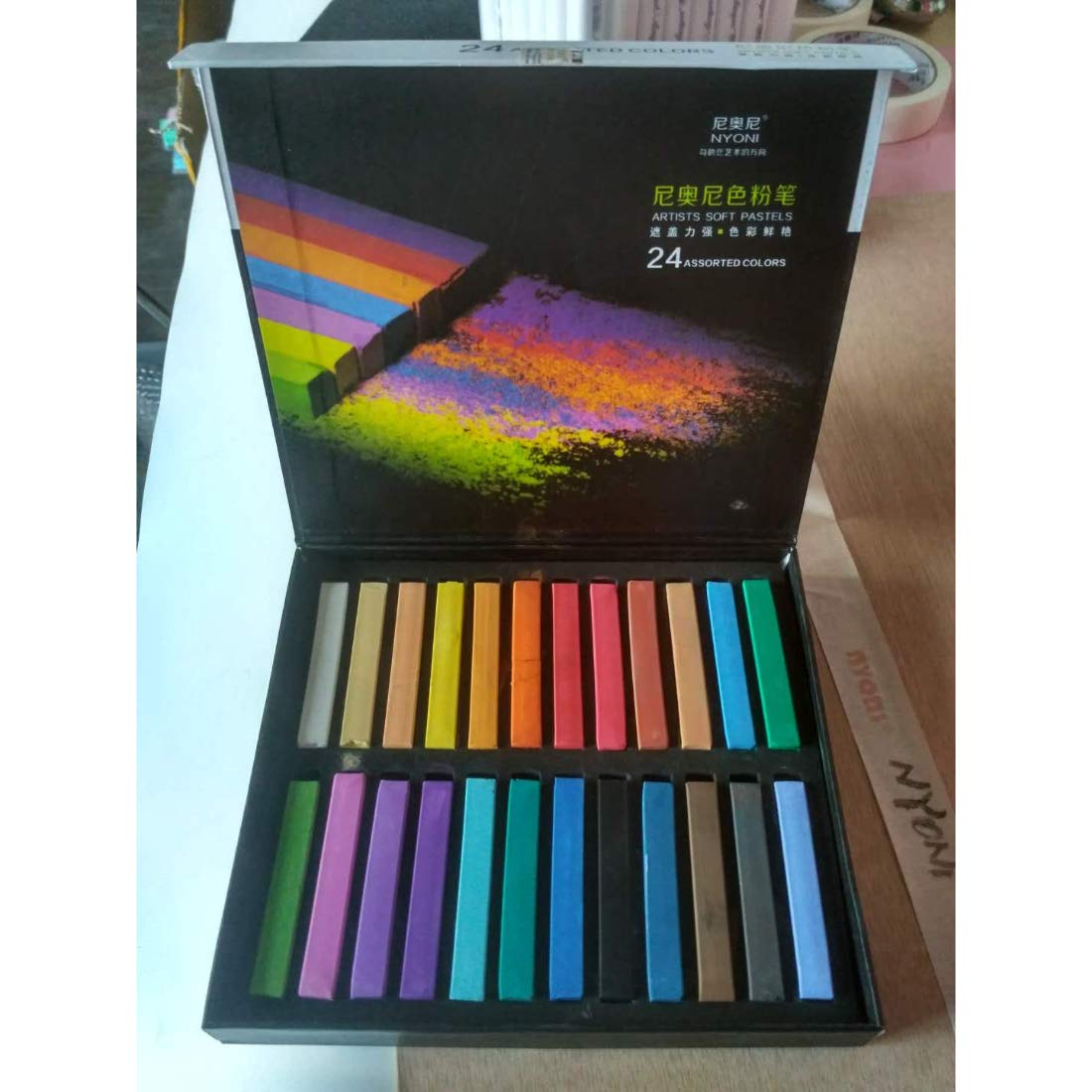 Ondesk Artics Artists' Fine Art - Pastelli morbidi, 24 pezzi