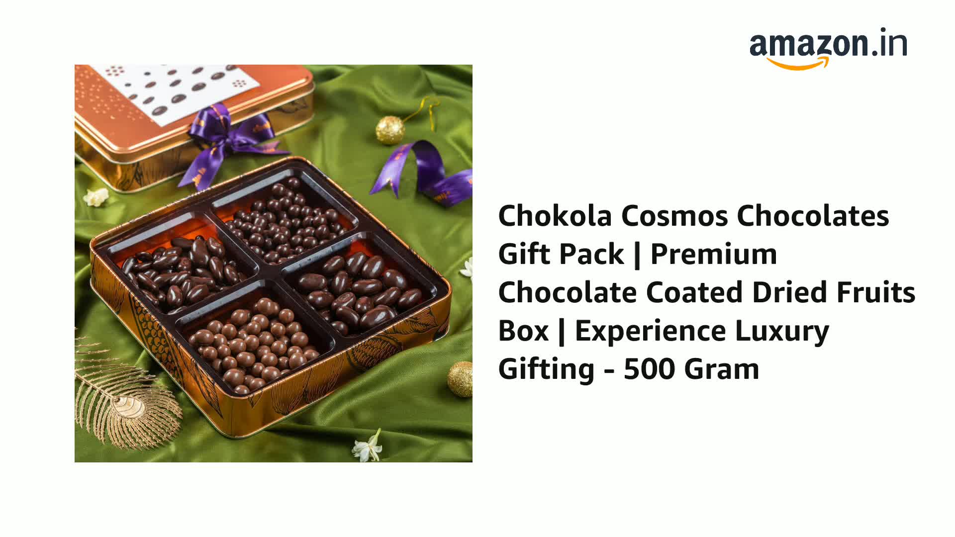 Chokola Cosmos Premium Chocolate Hamper 400g – Dark Chocolate