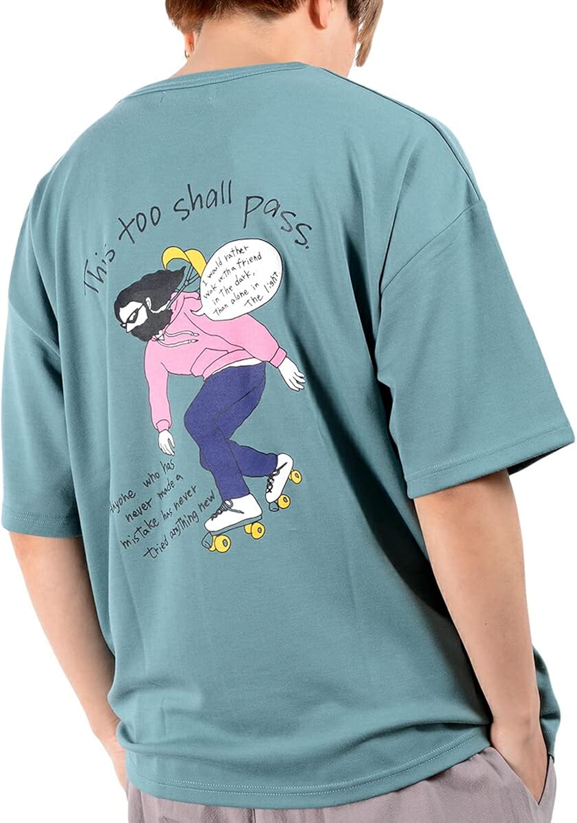 Amazon ユニーク イラスト ビッグtシャツ Tシャツ メンズ Tシャツ レディース ビッグシルエット Tシャツ オーバーサイズ トップス 半袖 プリント ビッグt Tシャツ カットソー 通販 Amazon ユニーク イラスト ビッグtシャツ Tシャツ メンズ Tシャツ レディース ビッグシルエット Tシャツ オーバーサイズ トップス 半袖 プリント ビッグt Tシャツ カットソー 通販
