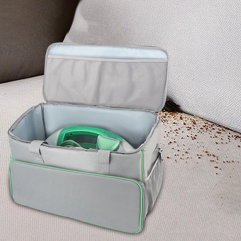 Sac de rangement portable pour nettoyeur de tapis Bissell 1400B conçu pour éviter la poussière et protéger l'équipement pendant le transport