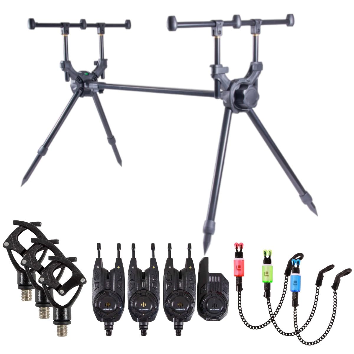 Ultimate Outland Challenger Rodpod Set - Carp Fishing Combo