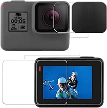 micros2u Ultra-Clear 9h Tempered-Glass Lens LCD Screen Protector Soft Silicon Lens Cover Cap Compatible with GoPro Hero Hero 7 6 5 Action Camera micros2u Ultra-Clear 9h Tempered-Glass Lens LCD Screen Protector Soft Silicon Lens Cover Cap Compatible with GoPro Hero Hero 7 6 5 Action Camera