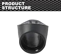 Vista 7 de CROSSDESIGN Radio Antenna Mounting Base Bezel US Compatible with 1994-2002 Dodge Ram 1500 2500 3500 56043018