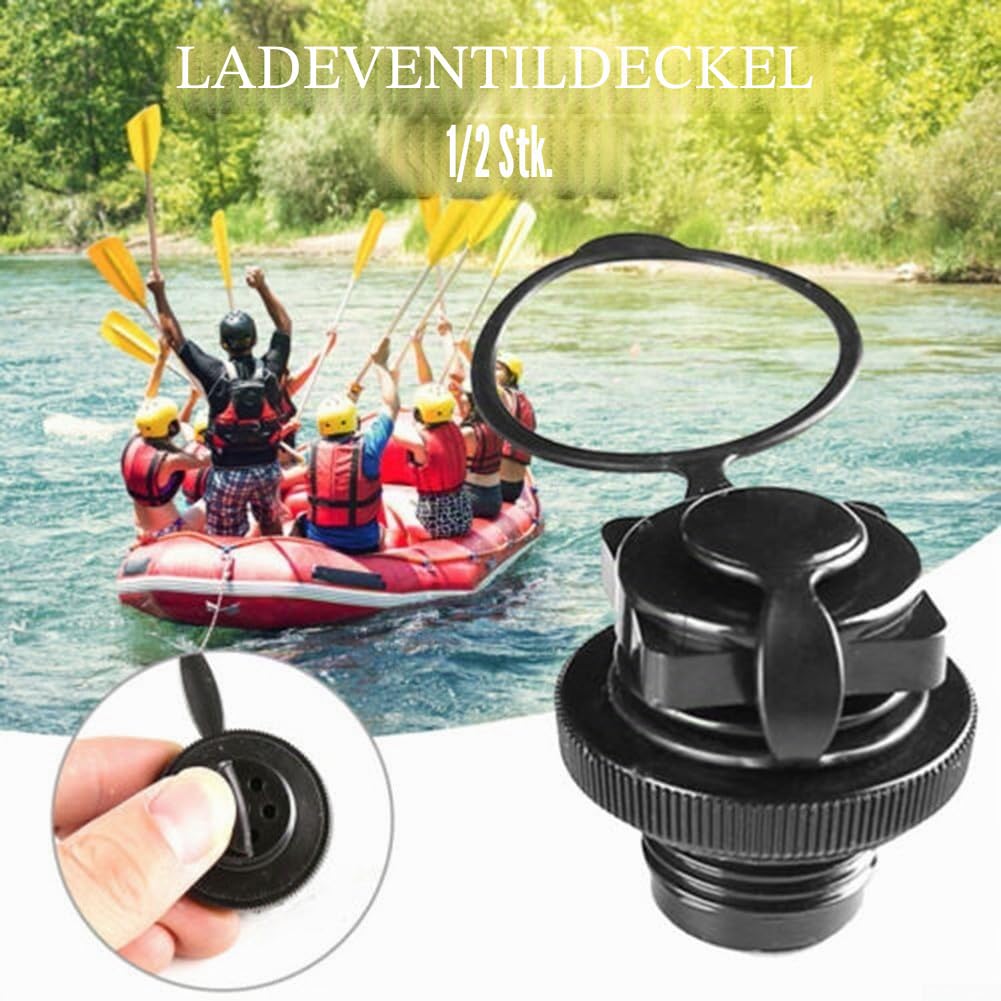 Luftventil-Düsenkappe für aufblasbare Matratzen und Boote, auslaufsicher, Gewinde-Design (1 Stück)