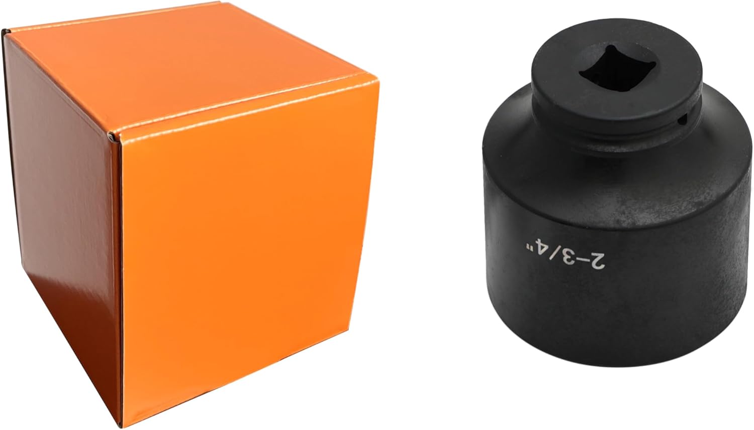 3/4" Drive, 2-3/4" Impact Socket, 6-Point, Heat Treated with black surface.