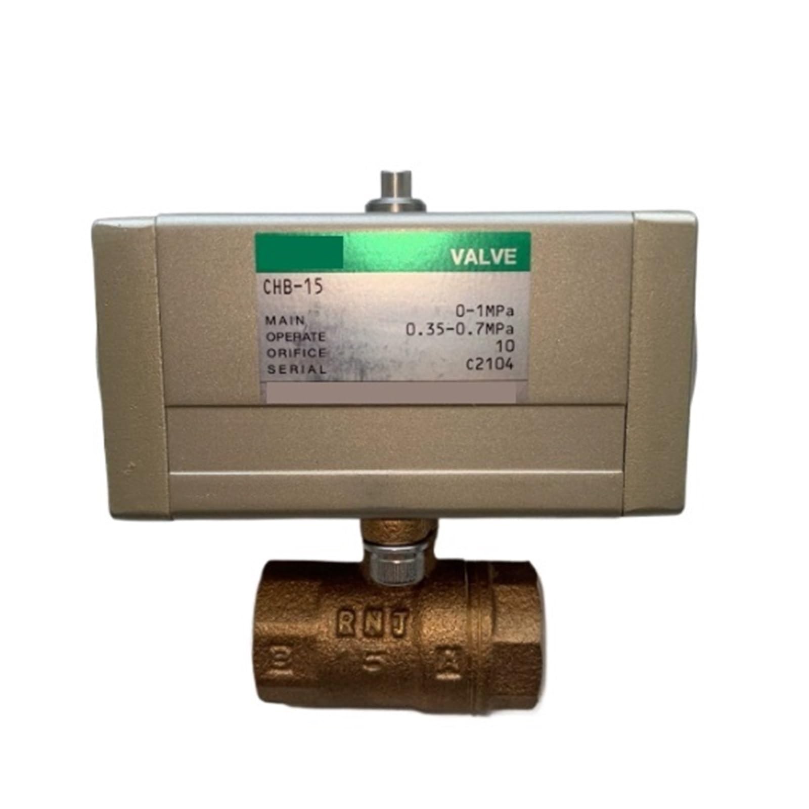 Válvula de bola neumática CHB-15 for control de automatización industrial