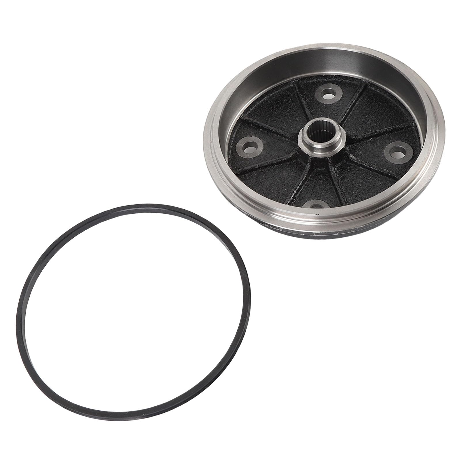 Luocute Set Anelli di Tenuta per Tamburo Freno Anteriore, Lega di Acciaio per 2500 2510 1994 1995 1996 1997 1998 1999 2000 2001 con Guarnizione e Bulloni Ad Aletta, 410381227 41038 1227