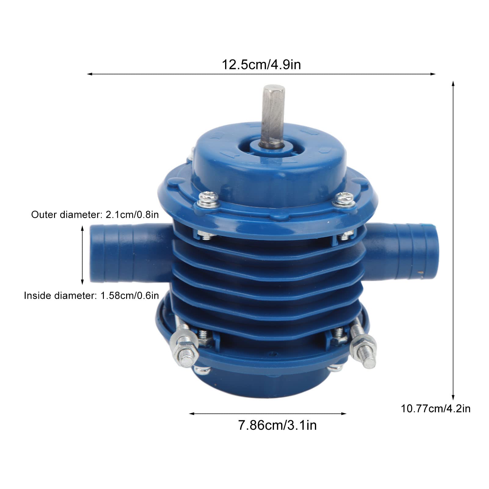 Mini Pompe Auto-amorçage, Pompe Auto-amorçage Petite et Légère égoutte Rapidement ou Pompe à Eau Pompe Centrifuge Centrifuge Pompe à Pression D'eau de Forage à Main pour les